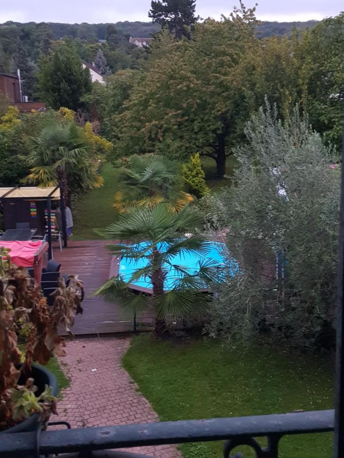 2 Chambres D 'Hotes Chez Un Particulier Avec Piscine Saint-Leu-la-Foret Exterior foto